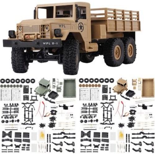 WPL B-16 B16 Off-Road RC Military Truck WPL upgrade KIT DIY 1:16 RC Car Buggy RC WPL Monster Truck 6WD 6 Wheel Assemble Crawler