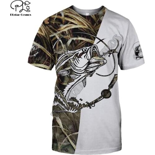 PLstar Cosmos Fishing 3D Printed 2021 New Fashion Summer T-Shirts Short-Sleeve Tee Men/Women Casual Streetwear Drop Shipping F42