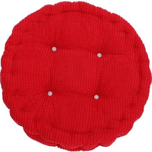 New 36cm Round Plaid Tatami Chair Pad Back Cushion Thicker Soft Corduroy Washable Cotton Home Decor Floor Mat QB672712
