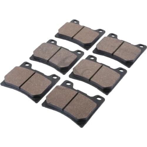 Motorcycle Semi-Metallic Sintered Disc Front & Rear Brake Pads For YAMAHA XJ 750 F XJ 900 900 F FJ 1100 J FJ 1200