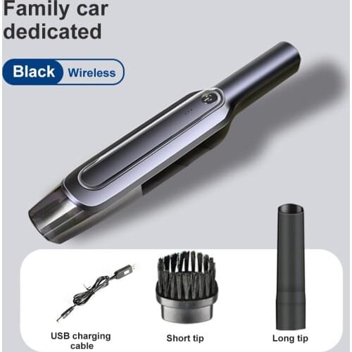 12V Portable Car Vacuum Cleaner 8000Pa Power Suction Rechargeable Handheld Mini Vacuum Cleaner Car Home Office Vacuum
