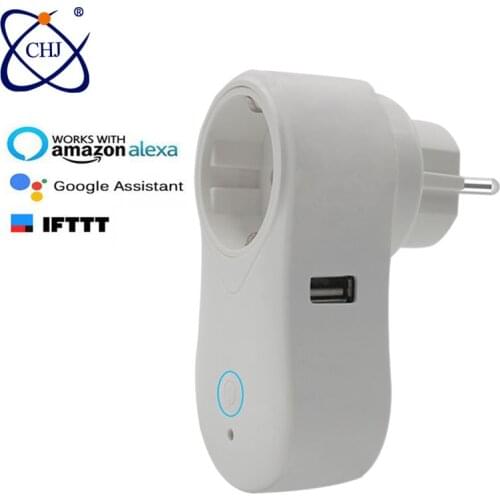 WIFI Smart Socket EU Plug 220V 16A Remote Control Smart Timing Switch Work For Amazon Alexa/Google Assistant