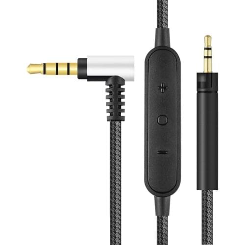 Upgrade Replacement Stereo Audio Cable Extension Music Cord For Sennheiser Momentum 3.0 2.0 1.0 3 2 1 HD1 Over On Ear Headphones