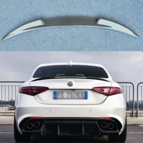 Fit for Alfa Romeo Giulia Carbon Fiber Rear Spoiler Giulia Romeo Spoiler wing