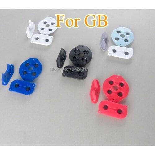 10sets/lot Rubber Conductive Buttons A-B D-pad for Game Boy Classic GB Silicone Start Select Keypad