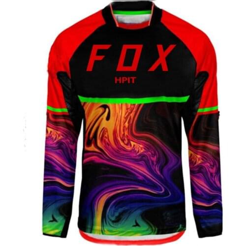 2021 Motocross Jersey Mtb Downhill Jeresy Fxr Cycling Mountain Dh Maillot Mens Cycling Quick Drying Jersey Hpit Fox Jersey