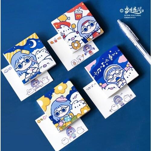 4PCS/LOT daily use of meatball sauce message material paper memo pad