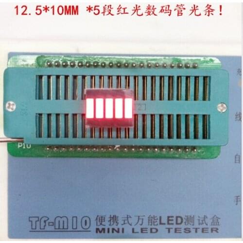 5 Segment red Bargraph LED Display B5R