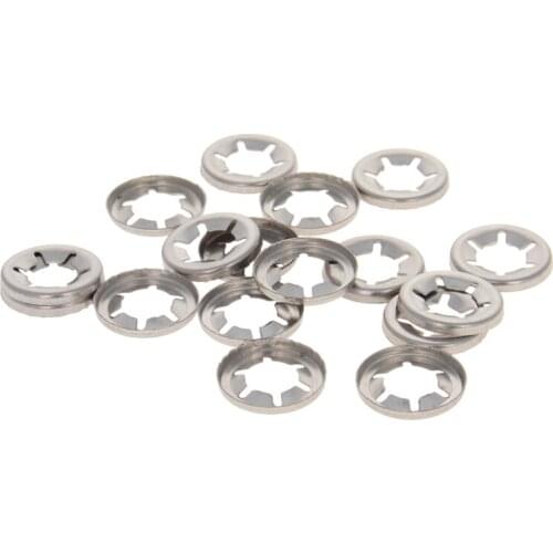 50/100pcs Hot Bearing Clamps Stainless Steel M3*10/M4*12/M5*12/M6*15/M7*15/M8*15/M10*19/M12*24.5/M14*28/M16*28/M20*40mm