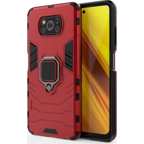 Bracket Ring Holder Case for POCO X3 NFC case POCO X3 Stand Hard Hybrid Cover For POCO F2 Pro Fundas POCO X2