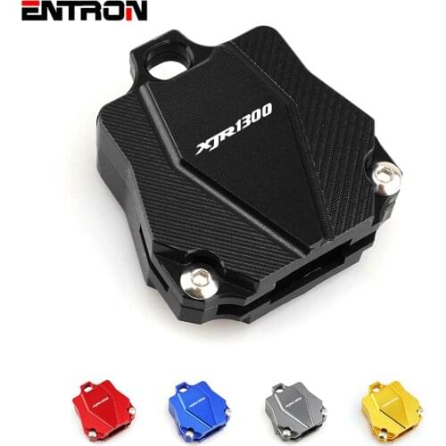 For Yamaha XJR1300 XJR 1300 Key Shell Case Protective Cover Cap (Key Without Chip) Aluminum Alloy Motorcycle Accessories Black