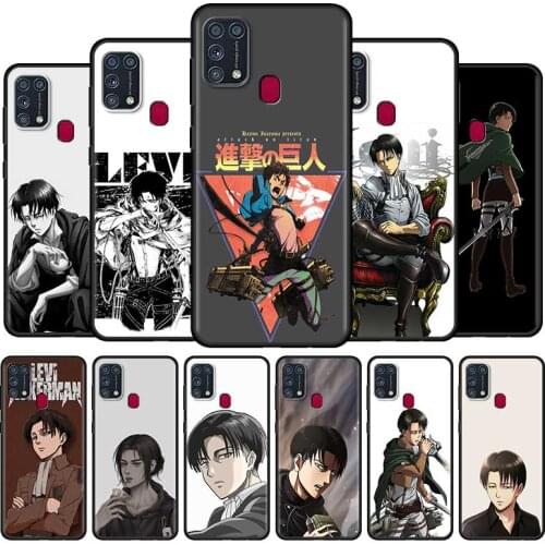 Anime Japanese attack on Titan Phone Case For Samsung Galaxy M31 M30s M32 M51 F12 F22 F41 F52 F62 M01 M12 M21 M42 M62 5G Soft