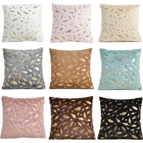Decorative Cushion Cover Fur Feather Home Plush Pillow Case Decorative Throw Pillow Cover Seat Sofa Bed Decoration Pillowcases