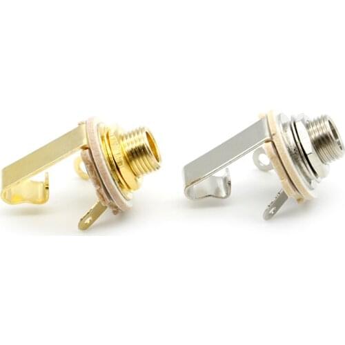 Electric Guitar Part 6.35mm Mono Input Jack Socket Bass Audio