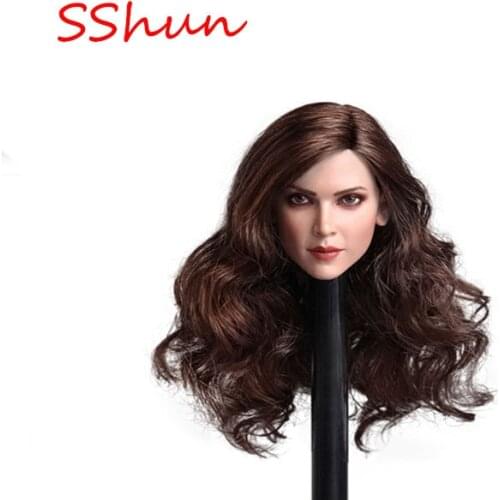 GACTOYS GC004 1/6 Scale European Head Carving W Short Hair Female Headsculpts Toys For Ph-icen JIAOUL Doll