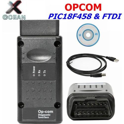 Firmware V1.99 OPCOM V1.99/1.95/1.78/1.70/1.65/1.59 For Opel OBD2 OP COM/OPCOM Diagnostic Tool With PIC18F458 Chip