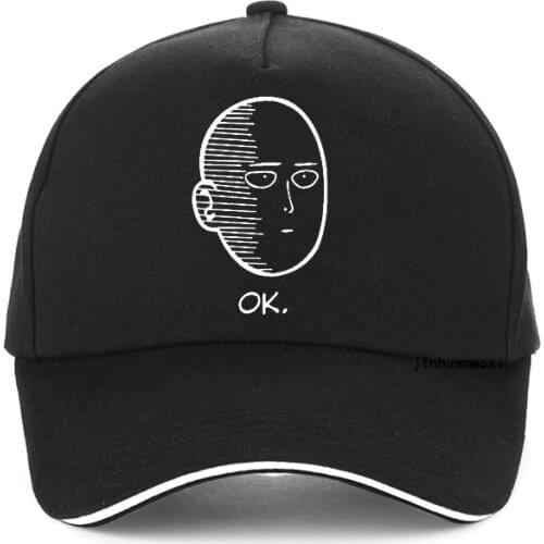 ONE PUNCH MAN Dad Hat 100% Cotton baseball cap Anime Fans one punch man Hats for Women Men ok Man One Punch Man Snapback hat