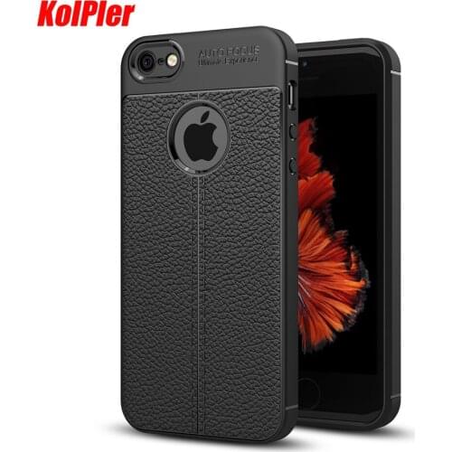 KOLPLER Fitted soft Cases for iphone 5s 5 se case silicone TPU black cover for iphone se 5 5s case phone bag shell