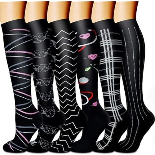 New Compression Stockings Varicose Veins Socks Men Women Best Athelete Stockings Outdoor Running Cycling Long Pressure Stockings