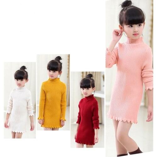 New Sweaters Autumn Spring Baby Girls Fashion Cardigans Girls Long Sleeve Sweaters Kids Outerwear Coat Dress-style Sweaters