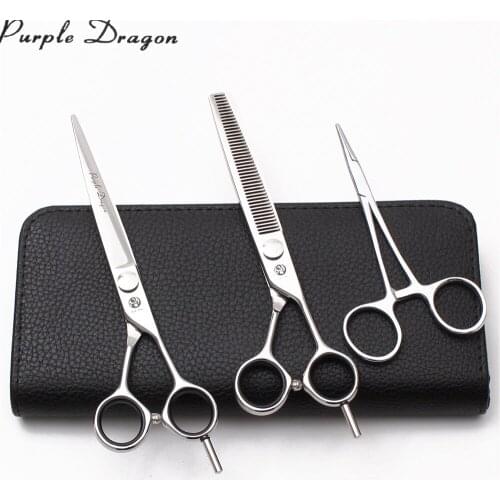 7" 440C Puppy Grooming Scissors Thinning Shears Dogs Hair Shears Straight Shears Animal Scissors Professional Pet Scissors Z1021