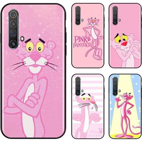 Cute Pink Leopard For OPPO Find X3 X2 K5 K3 R17 R15 R9S F19 F15 F11 F9 F7 F5 Neo lite Pro Black Soft Phone Case