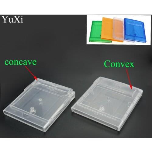 YuXi Replacement For GBA SP Game Cartridge Housing Shell For GB GBC Card Case Blue Green Clear