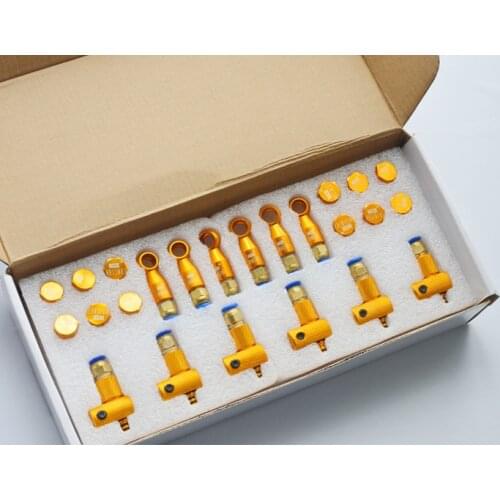 Common rail diesel injectors fuel return connector kits for Bosch and Denso
