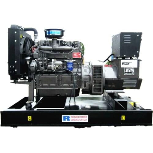 Weichai Ricardo 30kw/37.5kva China diesel generator set with brushless alternator