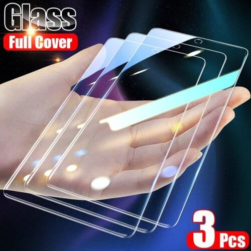 3 Pieces Full Cover Tempered Glass For Samsung Galaxy S20fe A52 A32 A72 A51 A71 A21S A41 M21 A31 M31 M51 S20 fe Screen Protector