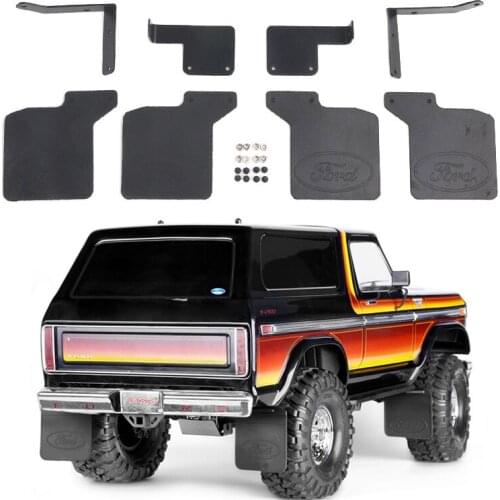 1/10 remote control climbing car rubber fenders, TRX4 front and rear fenders, analog upgrade parts Ford BRONCO Traxxas TRX4