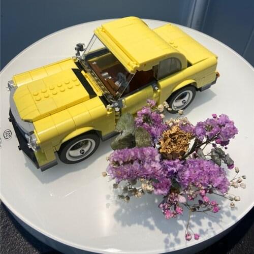 19001 1049pcs DECOOL High-tech Camper City Car Model FIATED 500 Building Blocks Bricks Toys For childrens Gifts 10271 2021
