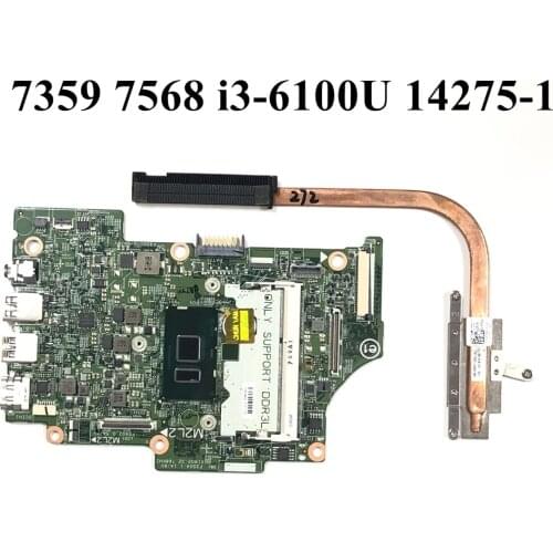 BRAND NEW 14275-1 FOR Dell Inspiron 7359 7353 7568 Laptop Motherboard CN-0KN06J KN06J TFFRC Mainboard100% Tested