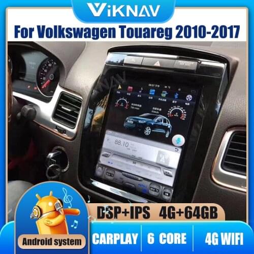 10.4inch Android Car Radio For Volkswagen Touareg 2010-2017 GPS Navigation Auto Stereo with screen DVD Multimedia Player 2din