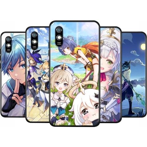 Funda Genshin Impacts Game For Xiaomi Redmi 10X 9 9T 9C 8 7 6 Pro 9AT 9A 8A 7A 6A S2 GO 5 5A 4X Plus Phone Case Shell