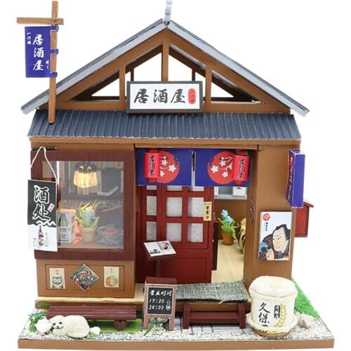 CUTEBEE DIY Doll House Wooden Doll Houses Miniature dollhouse Furniture Kit Toys for children Christmas Gift M037