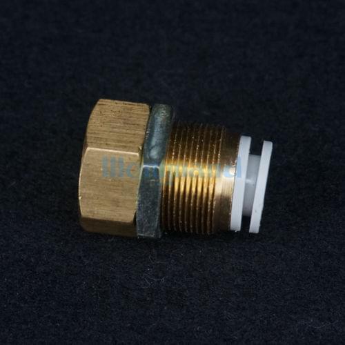 KQ2E10-01S Female Bulkhead Connector One-Touch Fitting Push In Applicable Tube 10mm Port Size G1/8"