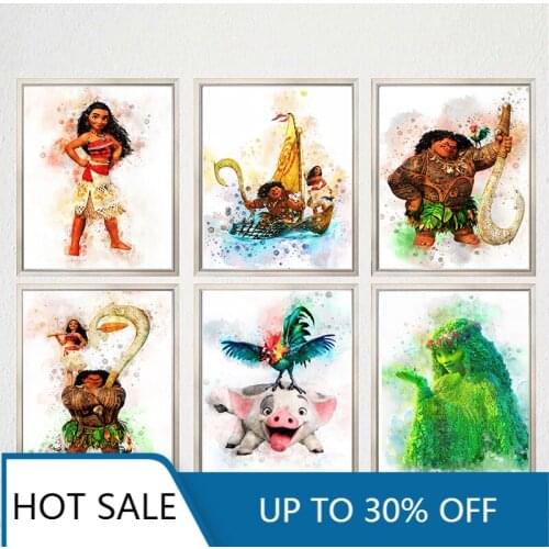 Disney Canvas Painting Posters And Prints Wall Art Home Decor Pictures For Kids Room Decoration