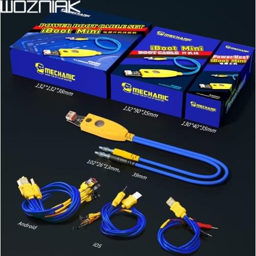 MECHANIC iBoot Mini Power Supply Cable Test Line Set For iOS iPhone And Android Repair Boot Line Motherboard Repair
