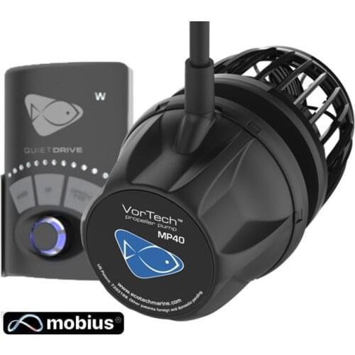 EcoTech Marine VORTECH MP10wQD MP40wQD MP60wQD MOBIUS READY QUIETDRIVE PROPELLER PUMP Wave Maker Pumps Sine Wave Tech Wavemaker