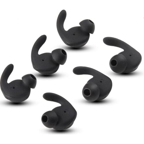 H8WA 6Pcs Earbuds Cover In-Ear Tips Soft Silicone Skin Earpiece Ear Hook Buds for Hua-wei xSport/Honor AM61 Headset