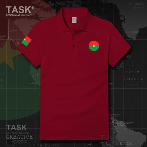Air Force Burkina Faso BFA BF Brand New Casual Slim Fit Men Polo Shirts Sports jerseys golf tennis summer fashion streetwear top