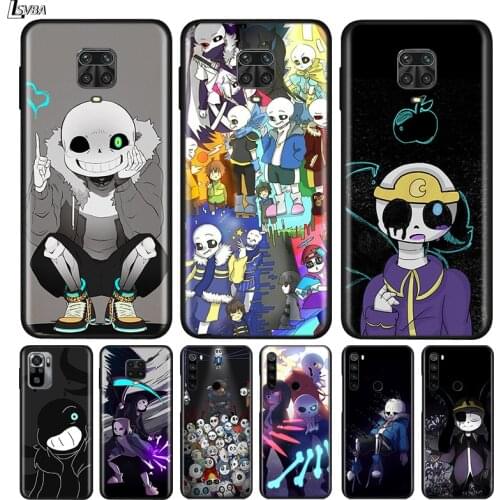 Silicone Cover Undertale Sans Anime For Xiaomi Redmi Note 10 10S 9 9C 9S Pro Max 9T 8T 8 7 6 5 Pro 5A 4X 4 Phone Case