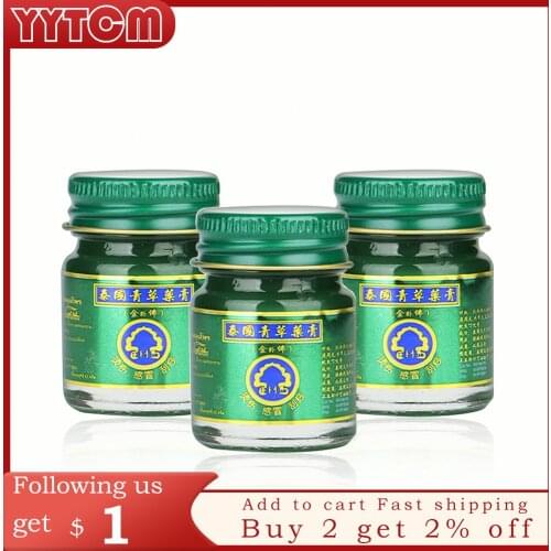 Thailand Tiger Balm Refresh Skin Care Herbal Cream Dizziness Headache Treatment Thai Pain Mosquito relieve itching