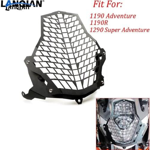 Headlight Protector Guard Lense Cover Grill Protector Water Cooled Models For 1190 Adventure/1190R/1290 Super Adventure/ADV