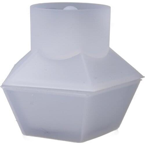 1pcs DIY Crystal Epoxy Silicone Mold Jewelry Pentagon Storage Boxes UV Resin Crafts DIY Jewelry Making Gift Box