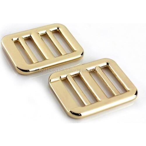 1pcs Metal 3 Bar Heavy-duty Buckle for Webbing Backpack Bag Parts Leather Craft Strap Belt Purse Pet Collar Clasp High Quality