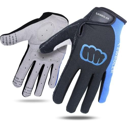 2018 NEWBOLER Cycling Gloves Men Sports Full Finger Anti Slip Gel Pad Motorcycle MTB Road Bike Bicycle Winter Gloves Long Finger