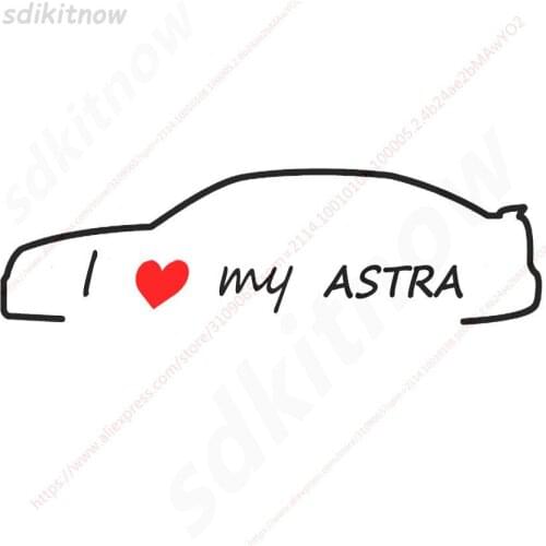 28x8cm I love my car Decal Funny Creative Sticker Styling Door Window Decoration For Opel Astra h g j k f Mokka Zafira a b