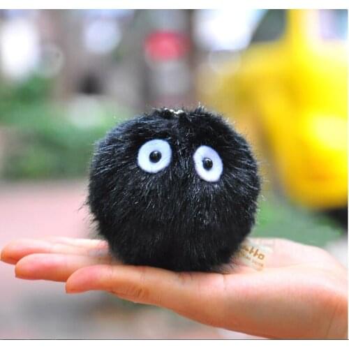 6CM My Neighbor Totoro Fairy Dust Black Briquettes Elf Push Toy Pendant